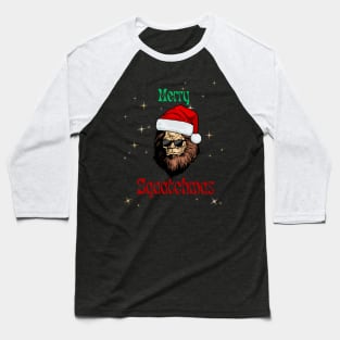 Merry Squatch-Mas Baseball T-Shirt